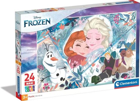 CLEMENTONI PUZZLE MAXI Frozen Disney 24pzs 2 Supercolor 2 24 Pezzi