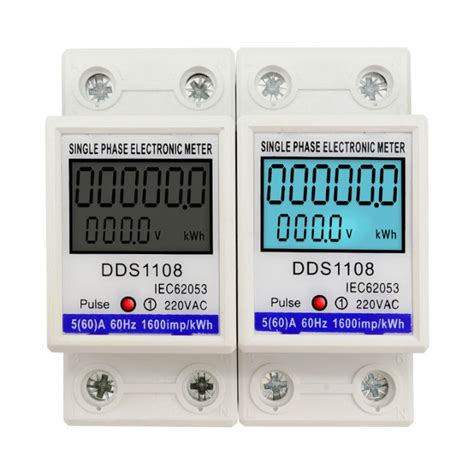 Single Phase Lcd Digital Electric Energy Meter Dds With Or Without