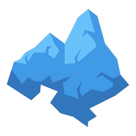 Premium Vector Visible Iceberg Icon Isometric Vector Ice Berg