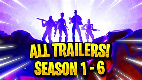 The Evolution Of ALL Fortnite Trailers Season 1 6 ALL Fortnite