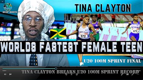 Tina Clayton Breaks National Under 20 100m Record At Jamaica Trials