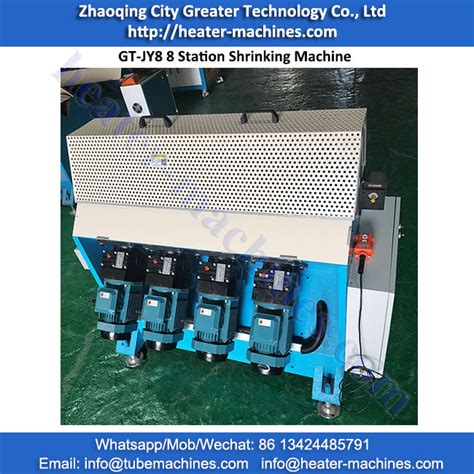 Tubular Heater Station Shrinking Machine Group Reducing Machine For