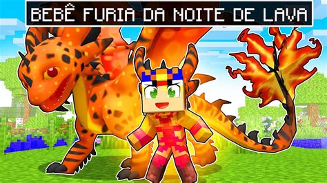 Nasci Como Um Beb F Ria Da Noite De Lava No Minecraft Youtube