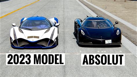 New Devel Sixteen 2023 Model Vs Koenigsegg Jesko Absolut At Special