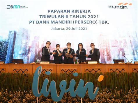 PAPARAN KINERJA BANK MANDIRI ANTARA Foto