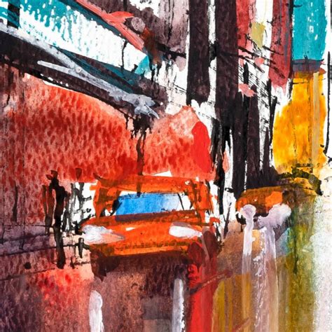 New York Colours Original New York Cityscape Painting