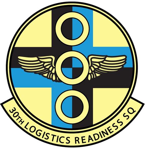 Coat Of Arms Crest Of 30th Logistics Readiness Squadron US Air Force Png