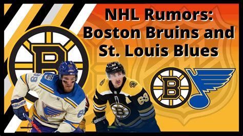 NHL Rumors Boston Bruins And St Louis Blues YouTube