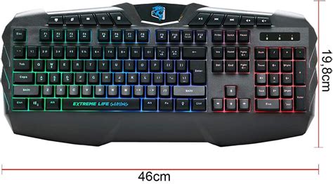 Teclado Gamer Híbrido Mecânico Pulse Fire ELG Original ABNT Português