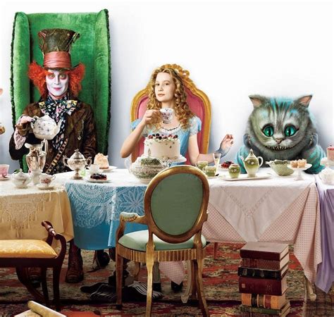 Mad Hatter Tea Party A4 Glossy Poster Alice In Wonderland Etsy