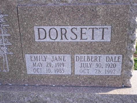 Emily Jane Shields Dorsett Find A Grave Memorial