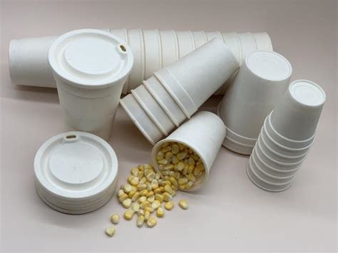 Ml Insulating Food Grade Biodegradable Corn Starch Packaging