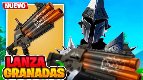 Nuevo Lanzagranadas Pegajoso Y Granada Rompescudos En Fortnite Youtube