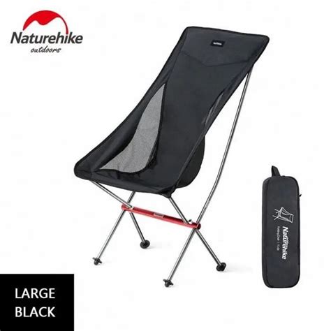 Noir Natureifa Chaise pliante portable compacte légère Chaise de