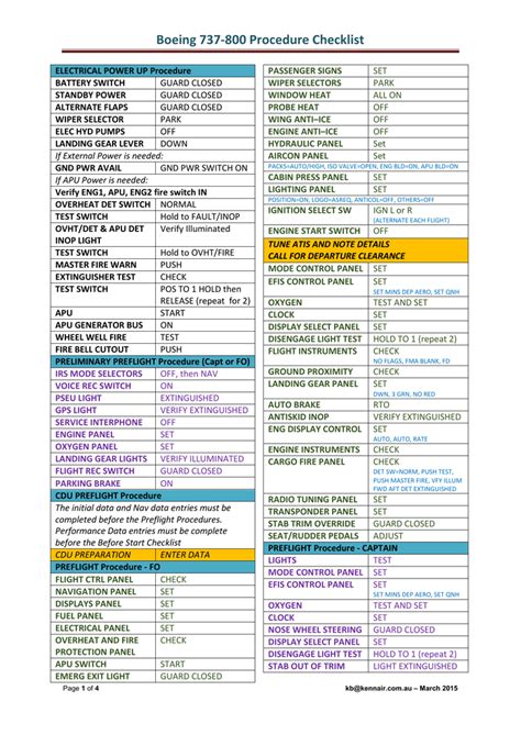 Pmdg 737 800 checklist - resrace