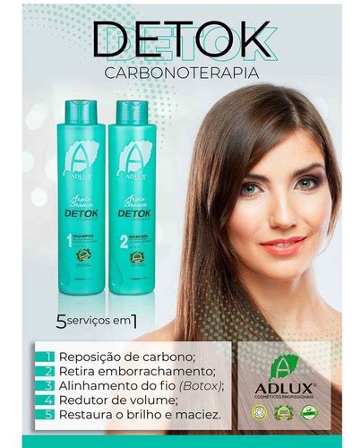 Kit Argila Branca Detok Profissional Redutor Volume Original