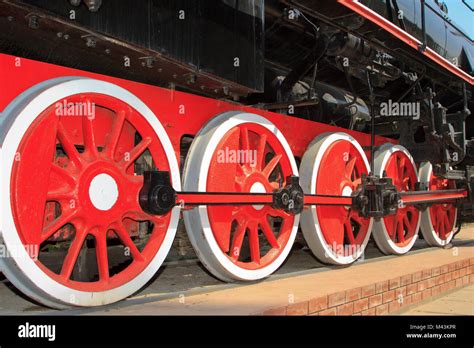 Detail Of Train Wheels Hi Res Stock Photography And Images Alamy