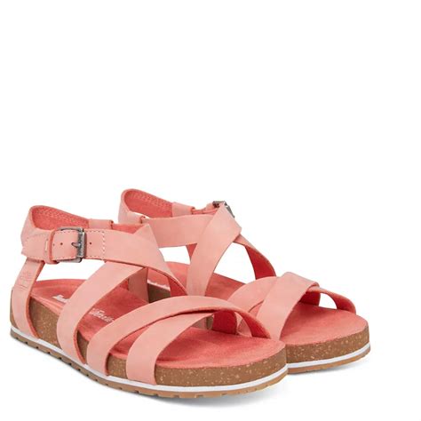 Timberland Womenʼs Malibu Waves Ankle Strap Sandal Pink At £56 Love The Brands