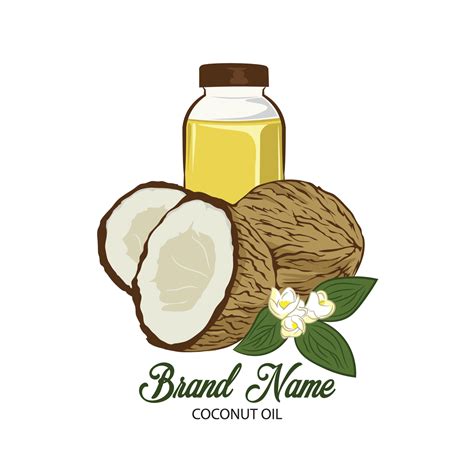 Coconut Oil Label Design