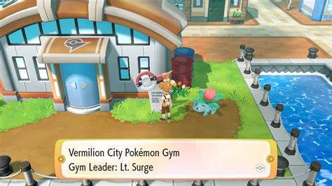 Pokemon Let S Go Vermilion City Gym Guide Lt Surge