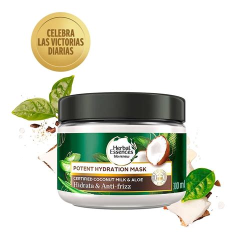 Mascarilla Capilar Herbal Essences Bio Renew Leche De Coco Y Aloe