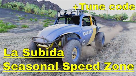 La Subida Seasonal Speed Zone Tune Code Forza Horizon 5 Youtube