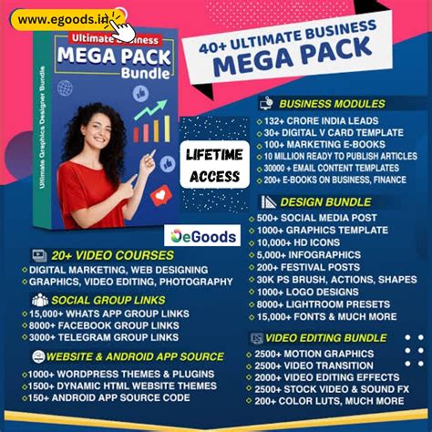 40 Business Mega Pack Bundle All In One Digital Bundle Mega