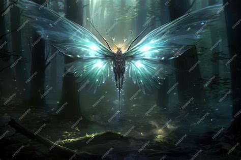 Premium Ai Image In Enchanted Forest A Mystical Creature Known As The