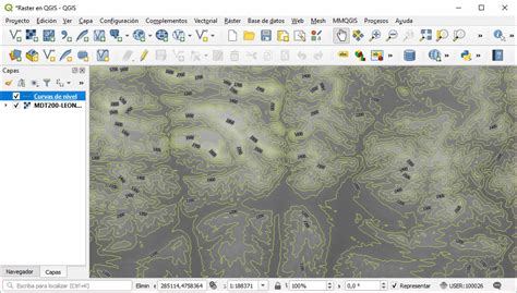 C Mo Trabajar Con Raster En Qgis Hillshades Curvas De Nivel D