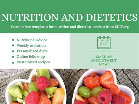 Online Editable Designs For Nutritionists And Dietitians