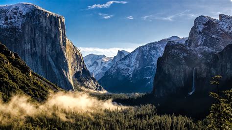 Nature 4K Landscape Yosemite National Park Yosemite Valley