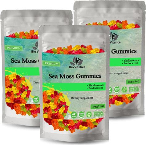 Amazon Wellness Labsrx Sea Moss Gummies Mg Organic Seamoss