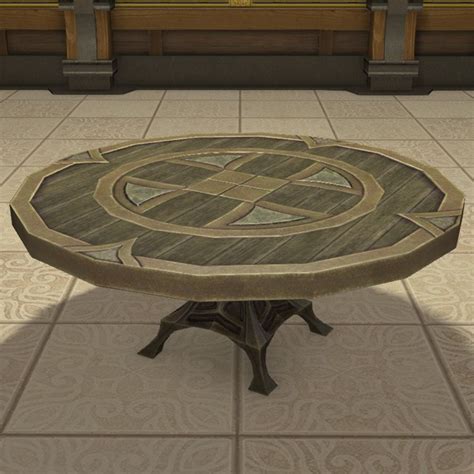 Alpine Round Table Ffxiv Housing Table