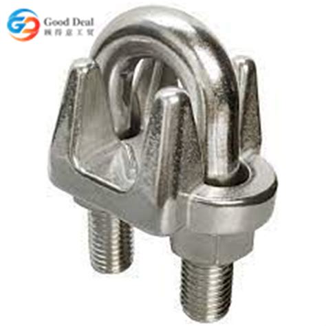 China Drop Forged Malleable Galvanised Wire Rope Clip DIN741 Clips Wire