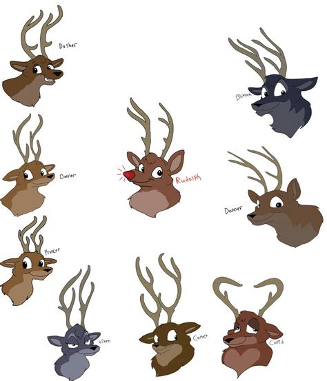 Santas Reindeer By Hyzenthlay Rose On Deviantart