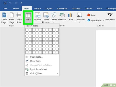 Come Inserire Una Tabella In Un Documento Microsoft Word