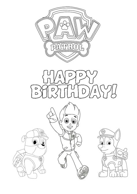 Paw Patrol coloring pages - 68 Free Printable Coloring Sheets for Kids