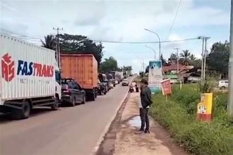 Viral Macet Total Di Jalintim Banyuasin Ini Penyebabnya