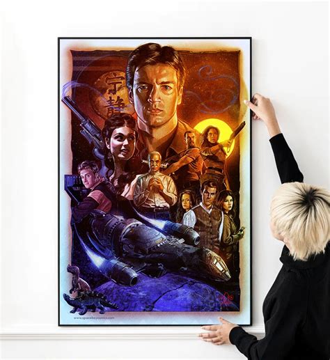 Firefly Sci-fi TV Series Artwork Poster High Quality Print Photo Wall ...