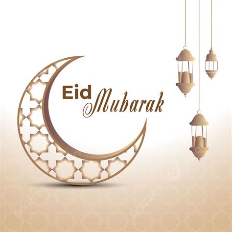 Eid Mubarak Background Design Modern Islamic Premium Vector Background