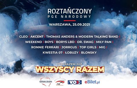 Roztańczony PGE Narodowy 2021 Na scenie cała plejada gwiazd disco