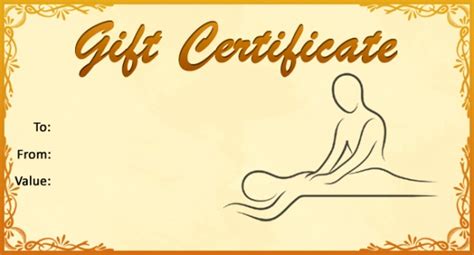 Yoga Gift Certificate Template Free Best Template Ideas