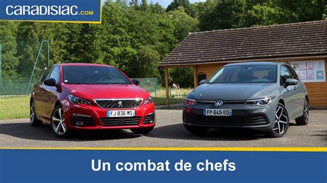 Comparatif Peugeot 308 Vs Volkswagen Golf Youtube