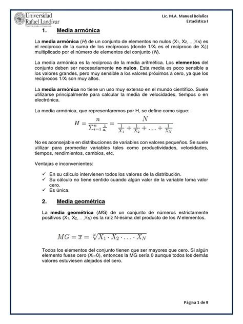 Médias Aritméticas E Ponderadas