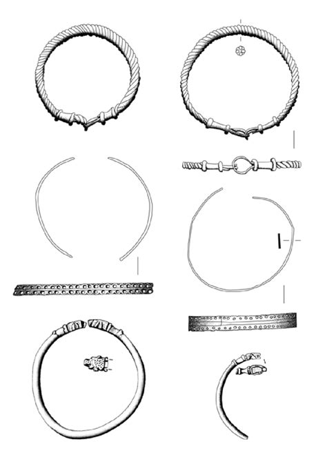 Pannonian Danubian Bracelets At Krefeld Gellep Compared With Some