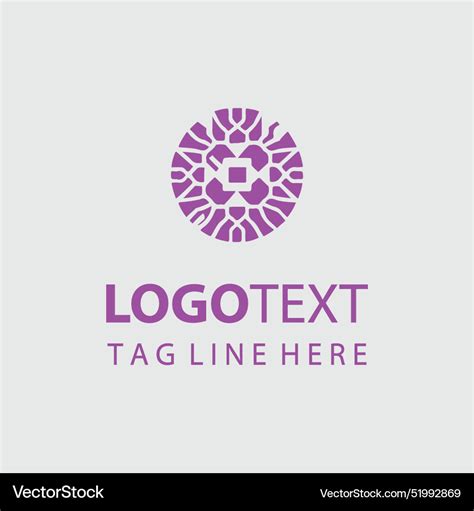 Mosaic Logo Royalty Free Vector Image Vectorstock