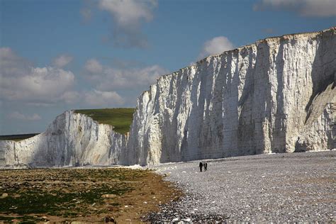 Seven Sisters Chalk Cliffs by David Wall Photo