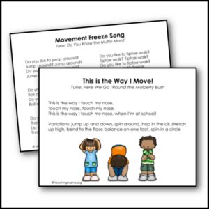 Brain Breaks – Printables Club