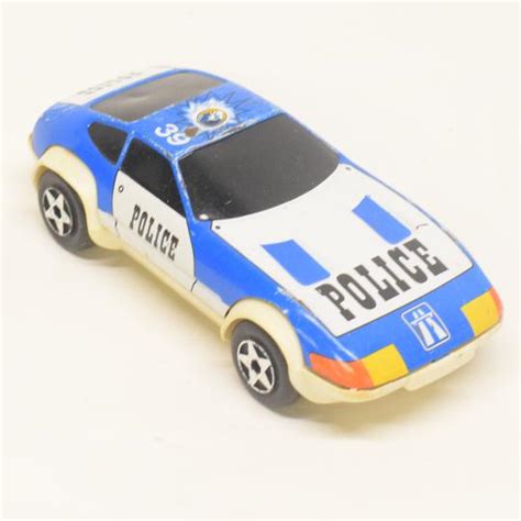 Petite Voiture De Police T Le Lithographi E Et Plastique Joustra