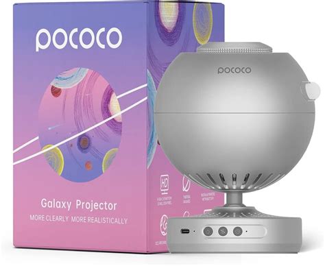 Pococo Galaxy Projector Star Projector Silver – Mx2Games